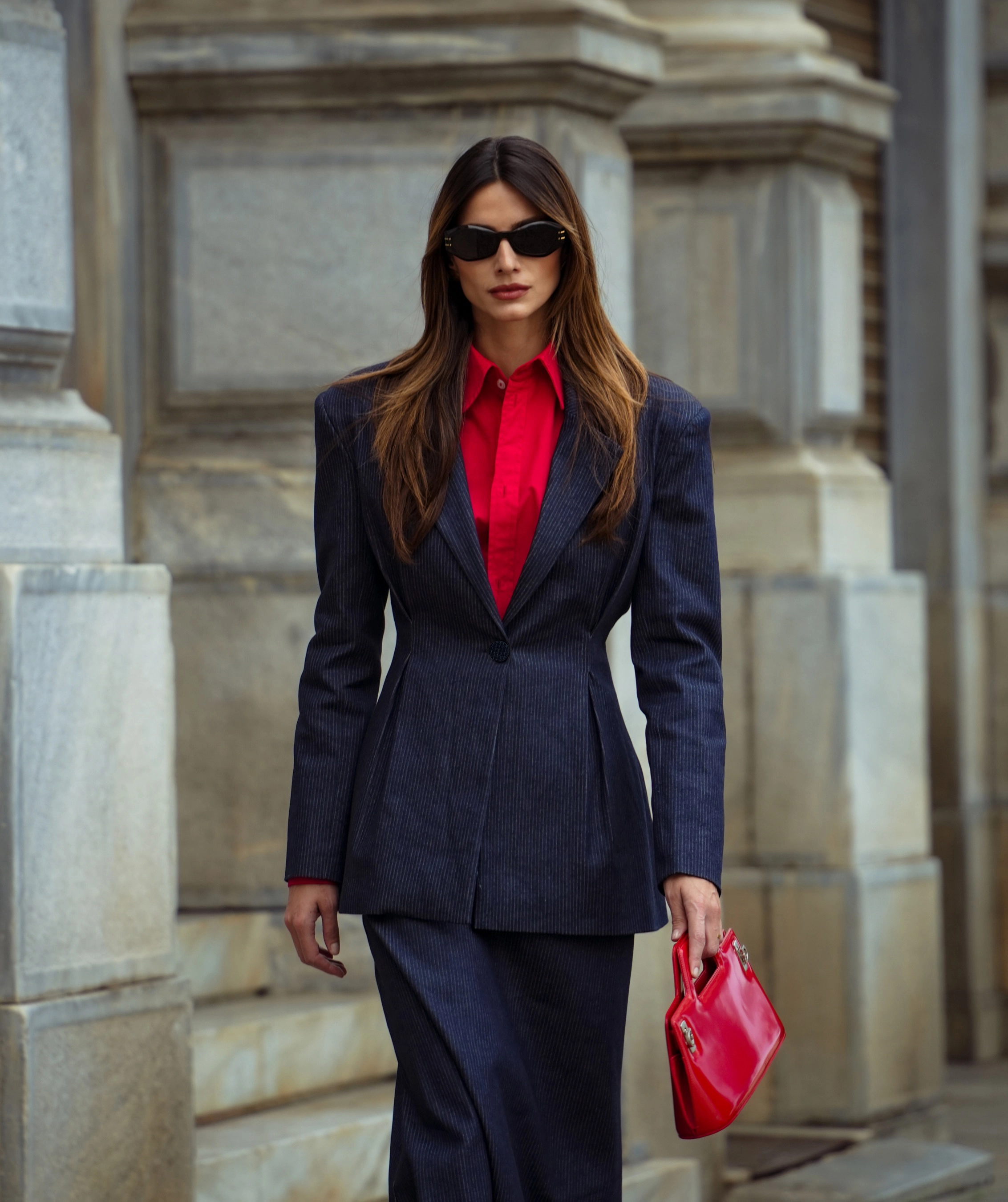 Denim blazer