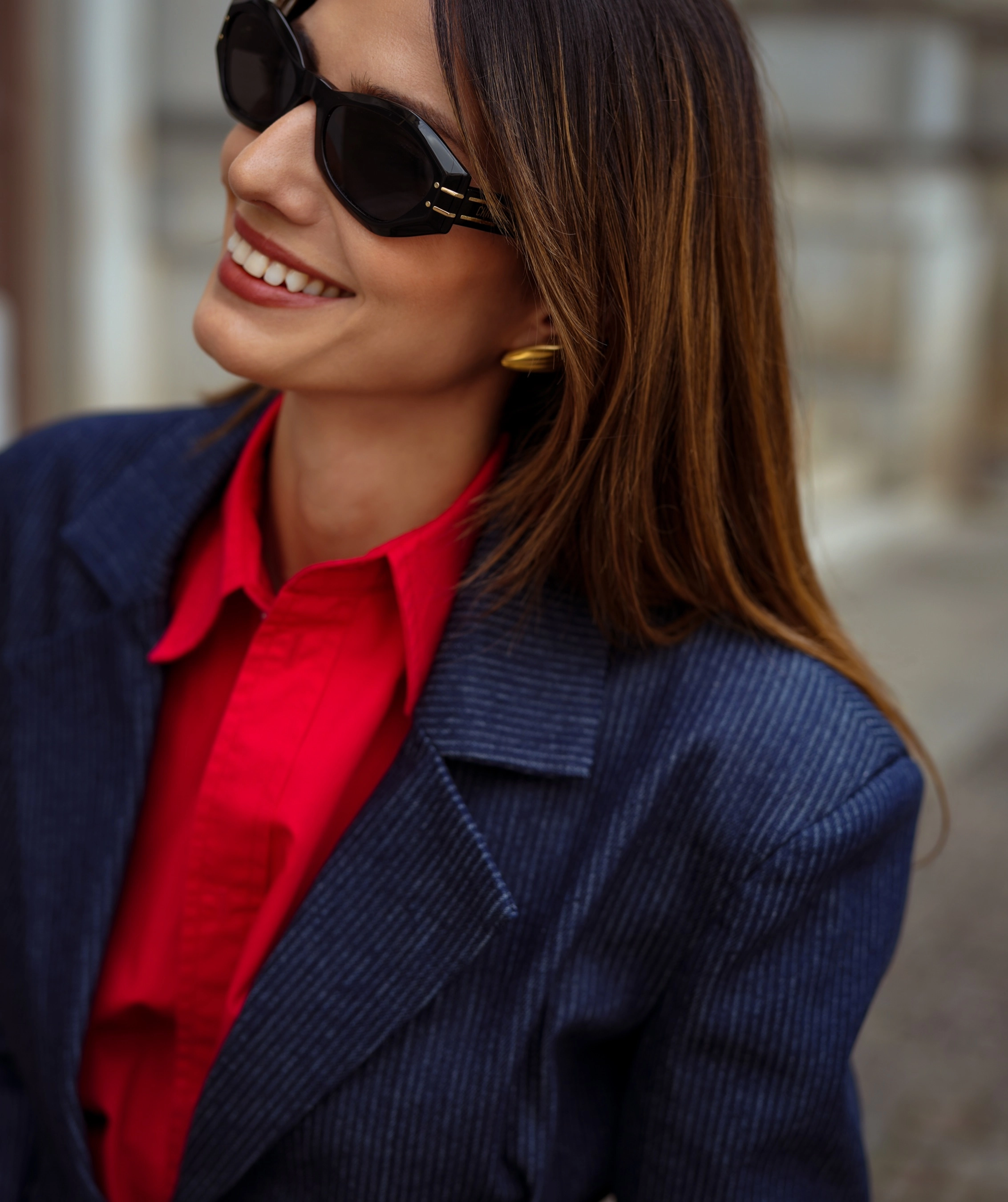 Denim blazer