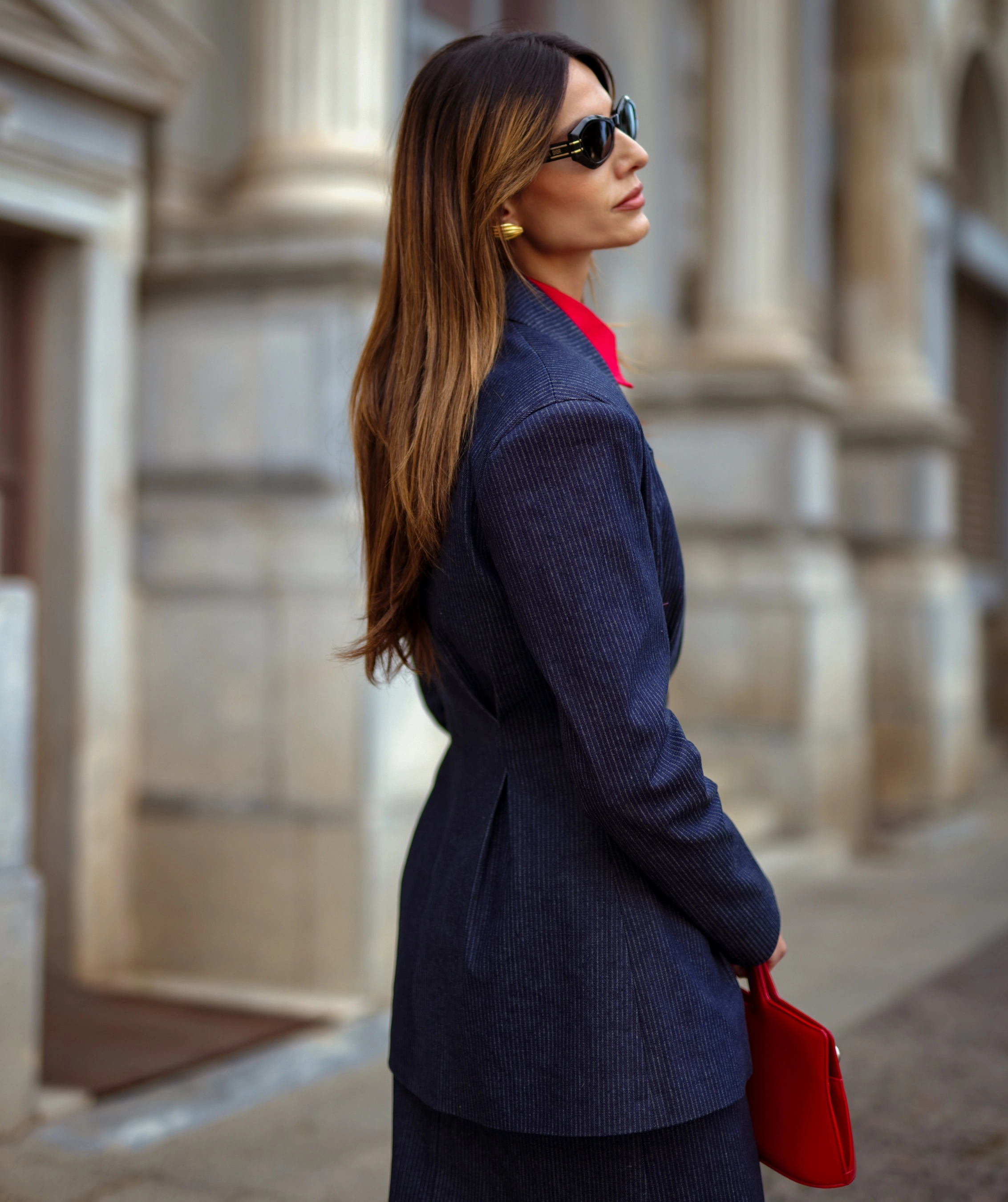 Denim blazer